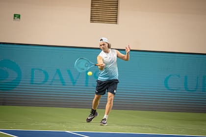 Marco Trungelliti es uno de los singlistas de la selección argentina de tenis para el debut en la Copa Davis 2026
