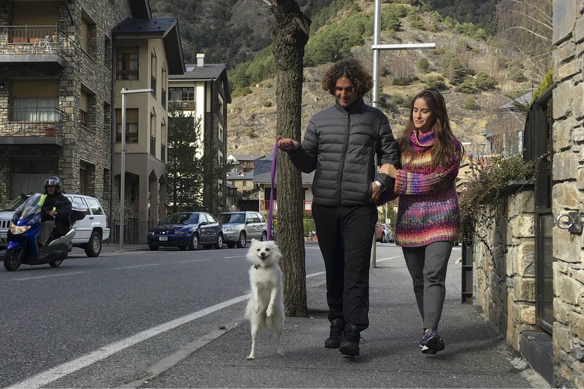 Marco Trungelliti, por las calles de Andorra