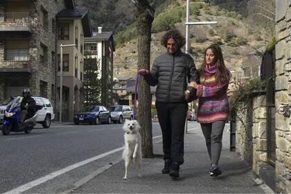 Marco Trungelliti, por las calles de Andorra