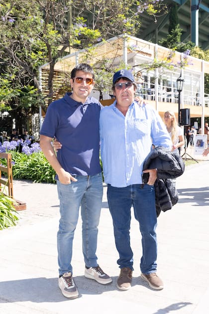 Marco Villasboa Lanusse, de La Dolfina, y Alfredo Goti.