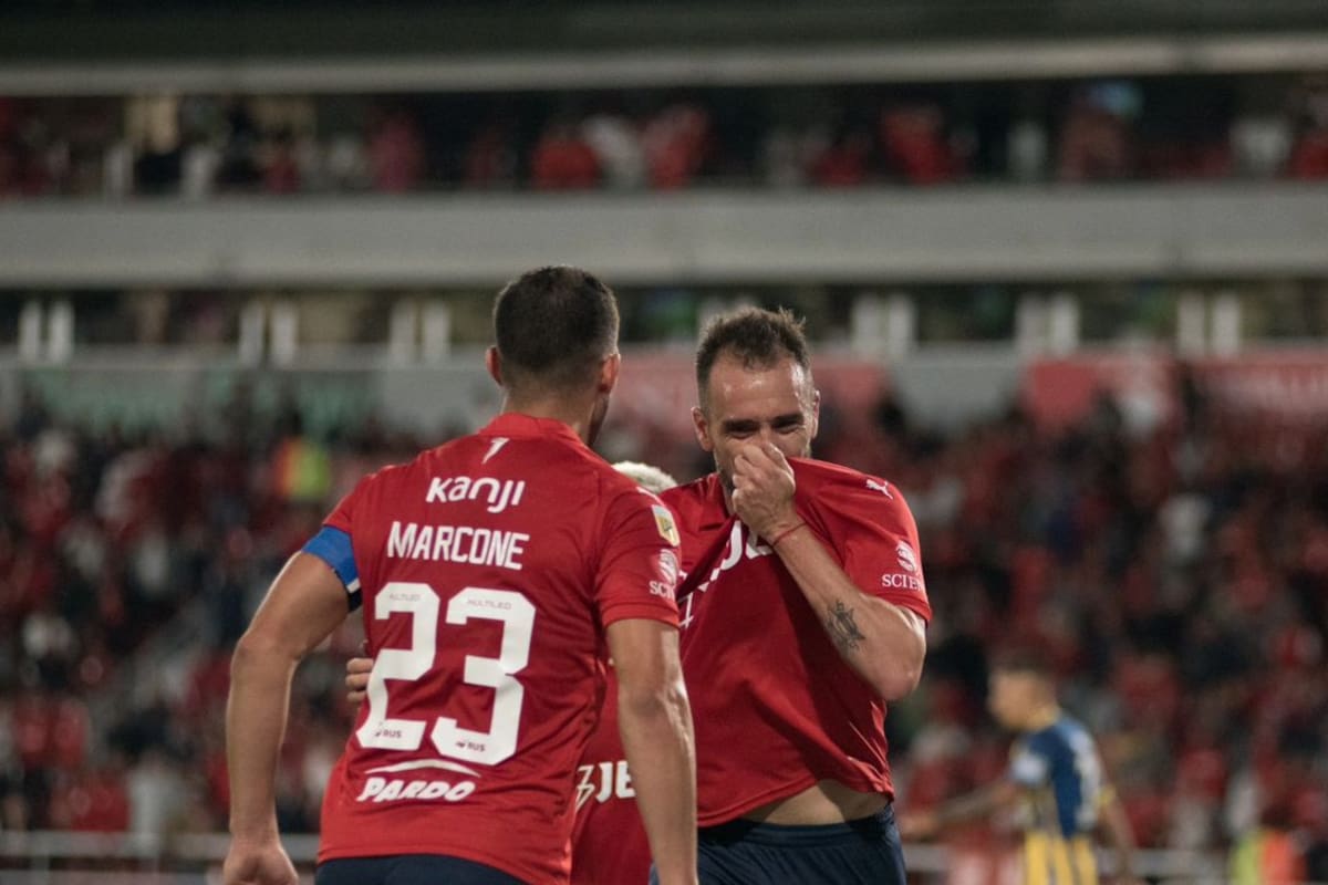 Marcone y Mancuello, los dos principales referentes del plantel de Independiente