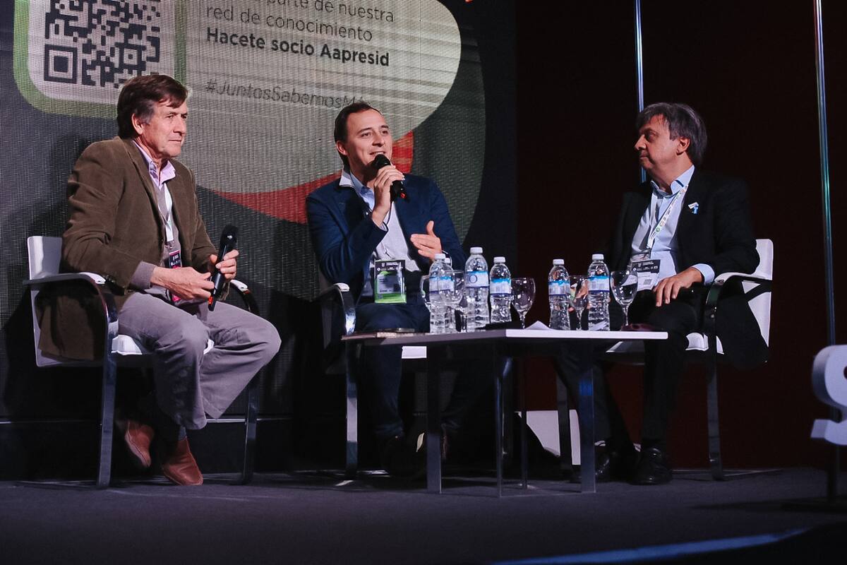 Marcos Bradley, director general de Syngenta, y Marcelo Torres, presidente de Aapresid