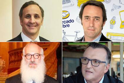 Marcos Bulgheroni, Marcos Galperin, Eduardo Elsztain y Martín Migoya