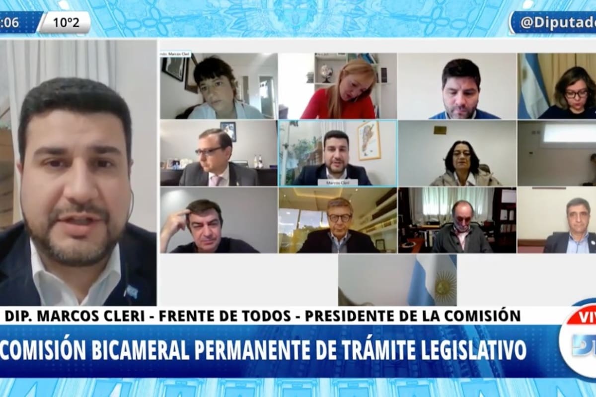 Marcos Cleri, presidente de la Comisión Bicameral Permanente de Trámite Legislativo