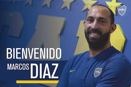 Marcos Díaz ya es jugador de Boca