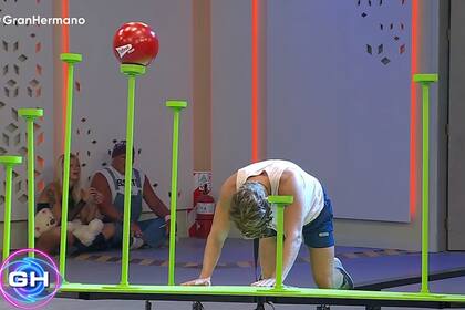 Marcos, durante las semifinales de la prueba de líder de la casa de Gran Hermano (Captura de TV)