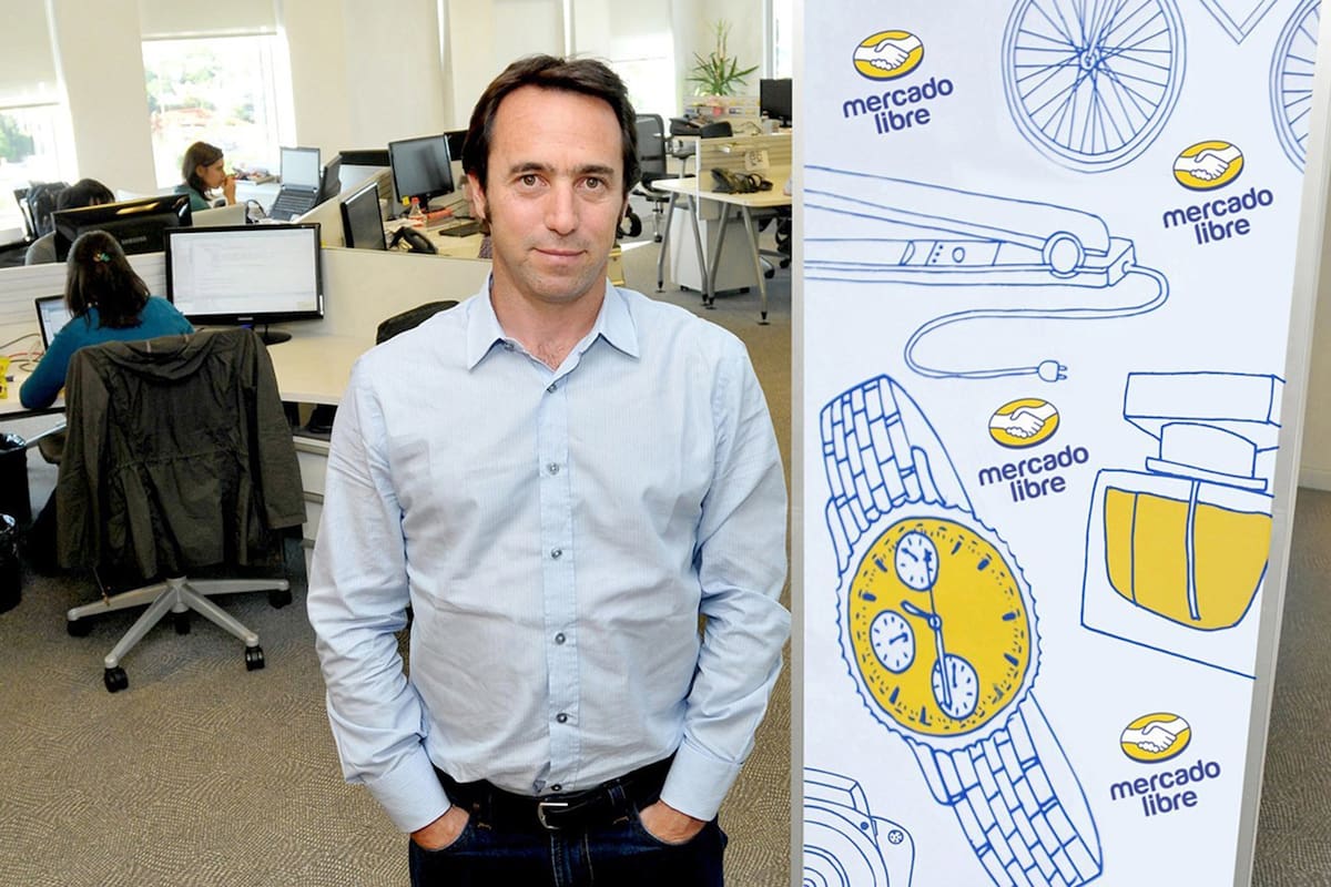 Marcos Galperín, fundador y CEO de Mercado Libre, en la sede local de la empresa