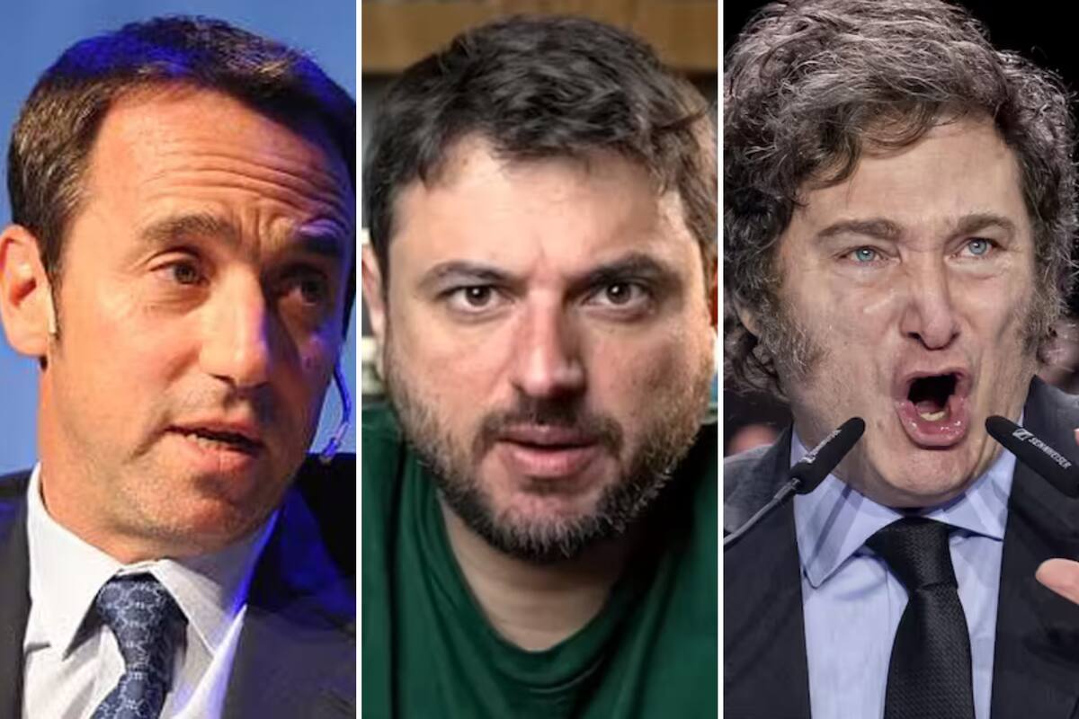 Marcos Galperin, Juan Grabois, Javier Milei