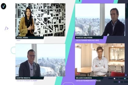 Marcos Galperin (Mercado Libre), Martín Migoya (Globant) y Nelso Duboscq (Digital House) explicaron el programa de la carrera de programadores que lanzaron en conjunto