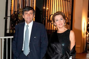 Marcos Gastaldi y Marcela Tinayre, durante uno de los tantos eventos sociales que compartieron