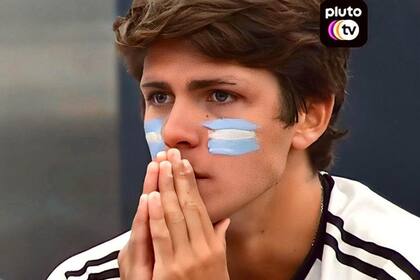 Marcos Ginocchio de Gran Hermano fue a ver a la selección argentina en el Estadio Monumental (Foto: Instagram @marcosginocchio)