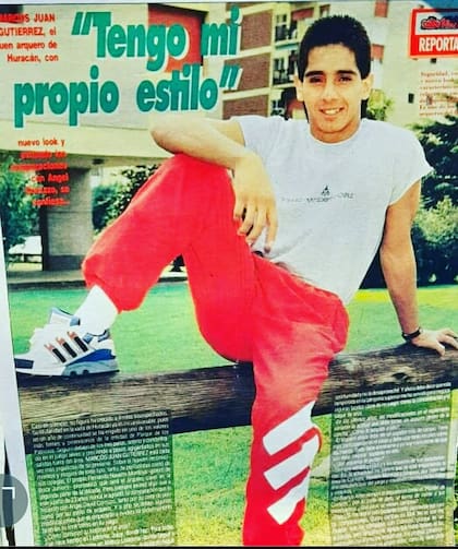 Marcos Gutiérrez en 1993 (Foto: Instagram/@marcoselanguila_gutierrez01)