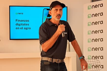 Marcos Herbin, CEO de Nera, y encargado de presentar la plataforma durante Expoagro Edición YPF Agro