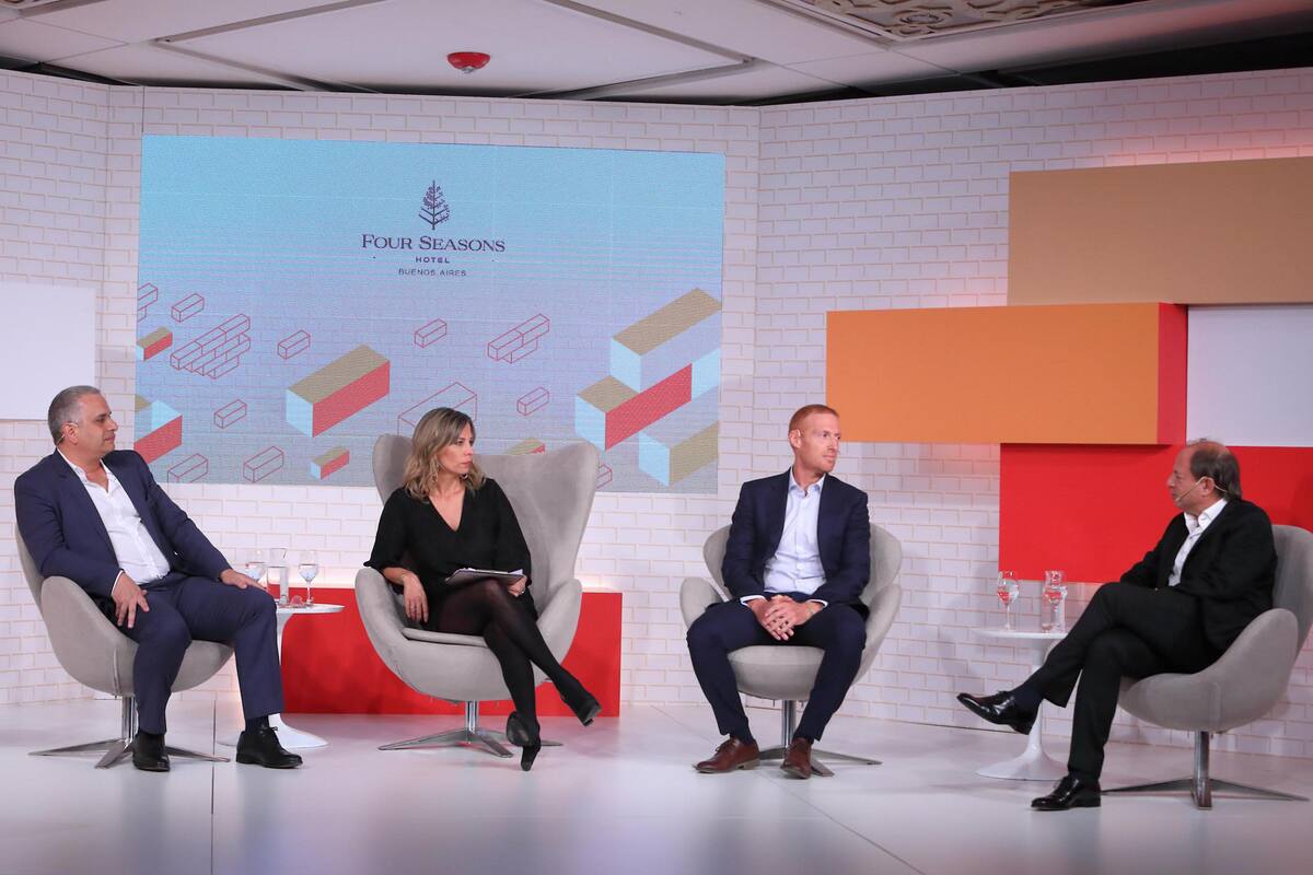 Marcos Juejati (Northbaires), Carla Quiroga (LA NACION), Sebastián Sommer (Tayron Capital) y Damián Tabakman (CEDU)