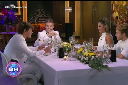 Marcos, Julieta y Nacho compartieron una emotiva cena con Santiago del Moro