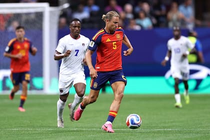 Marcos Llorente, con la camiseta de la selección española