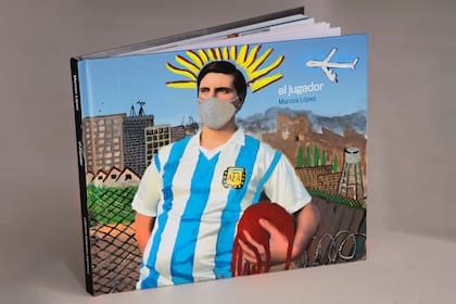 Marcos López. Libro tapa intervenida