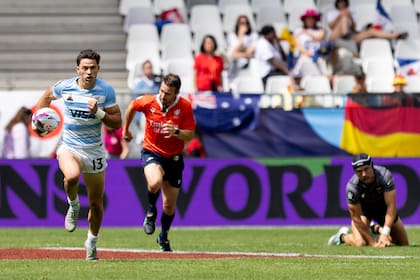 Marcos Moneta fue la gran figura de los Pumas 7s en la victoria frente a Alemania
