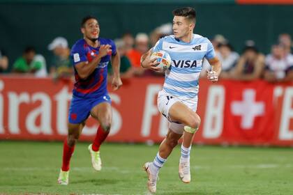 Marcos Moneta fue una de las figuras en el logro histórico de los Pumas seven en Tokio