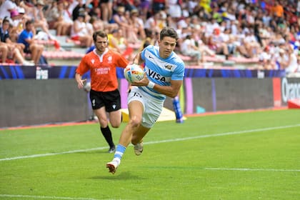 Marcos Moneta, siempre desequilibrante en los Pumas 7s