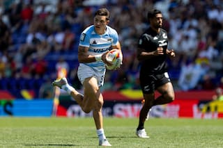 Los Pumas 7s y una sólida actuación para llegar con puntaje ideal a cuartos de final en Valladolid