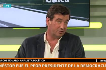 Marcos Novaro analizó la carta de Cristina Kirchner y dijo que "ella le dice a Alberto que varios de los ‘funcionarios no funcionan’, pero no dice cuáles son. Entonces él no puede fortalecer a sus funcionarios ni tampoco reemplazarlos"