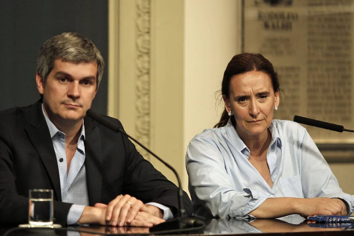 Marcos Peña y Gabriela Michetti