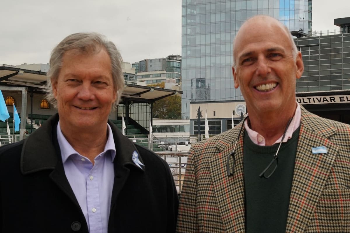 Marcos Pereda, candidato a presidente de la Rural, y Santos Zuberbuhler, candidato a vicepresidente