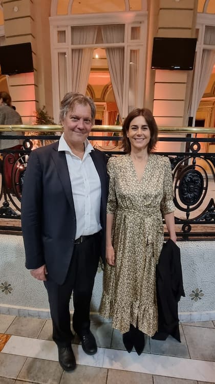 Marcos Pereda, vicepresidente de la Sociedad Rural Argentina, y Azul García Uriburu