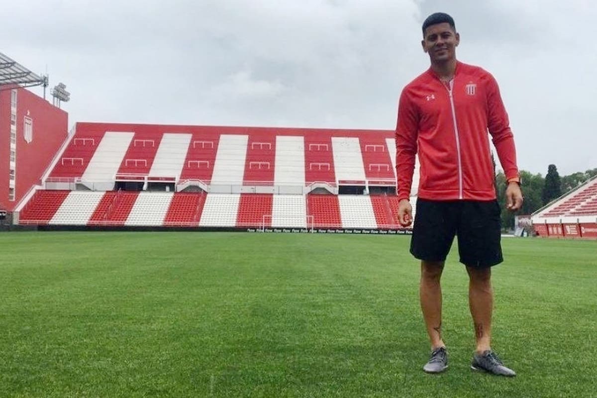 Marcos Rojo en Estudiantes de la Plata
