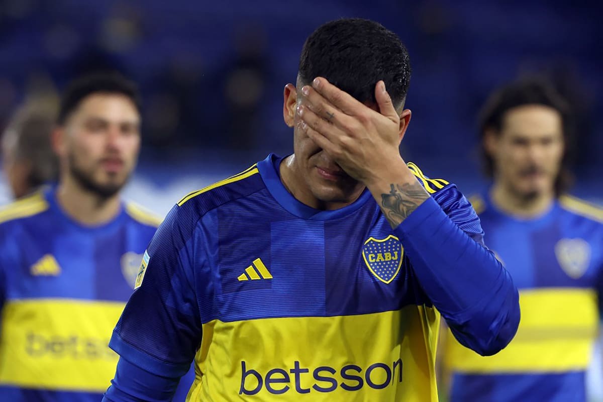 Marcos Rojo, una de las bajas en la defensa de Boca y con repetidos problemas físicos