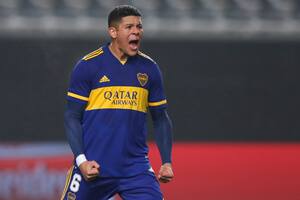 Marcos Rojo, uno de los referentes en los que Boca se apoyará este domingo para ganar en la cancha de River