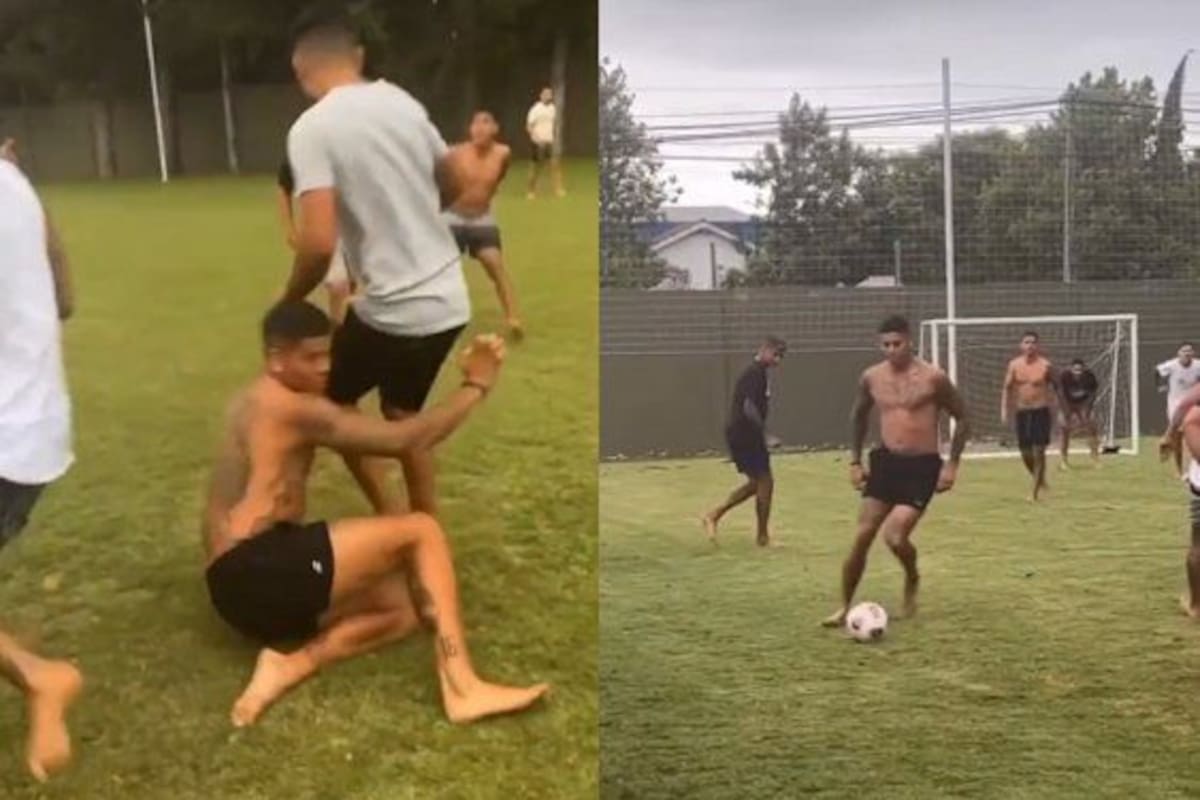 Marcos Rojo y un "picado" polémico