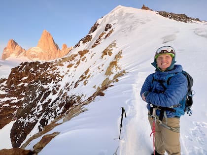 Marcos Serrano Espelta heredó de su papá Pedro la pasión por las montañas