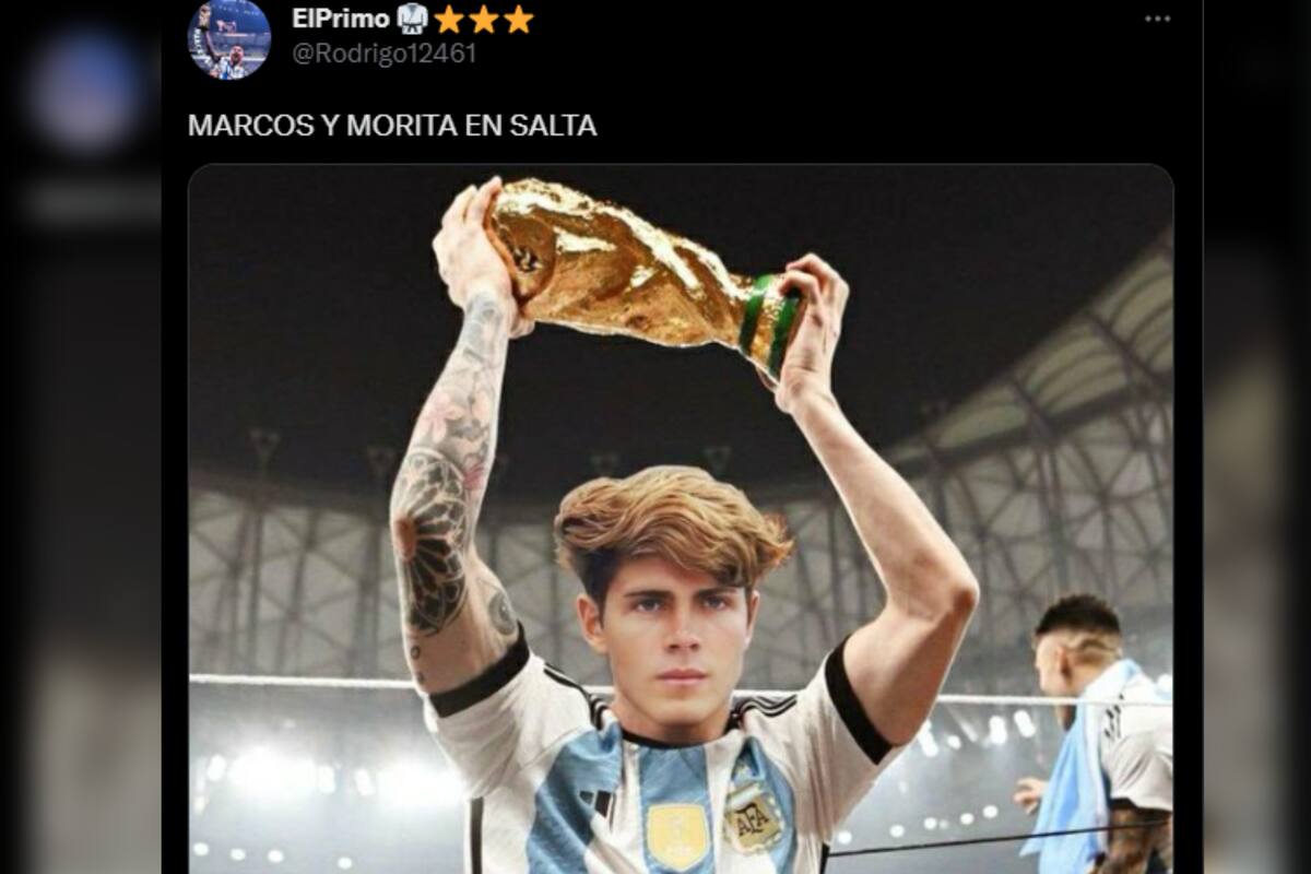 Marcos viajó a Salta y causó furor en los memes (Captura Twitter)