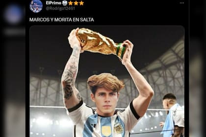 Marcos viajó a Salta y causó furor en los memes (Captura Twitter)