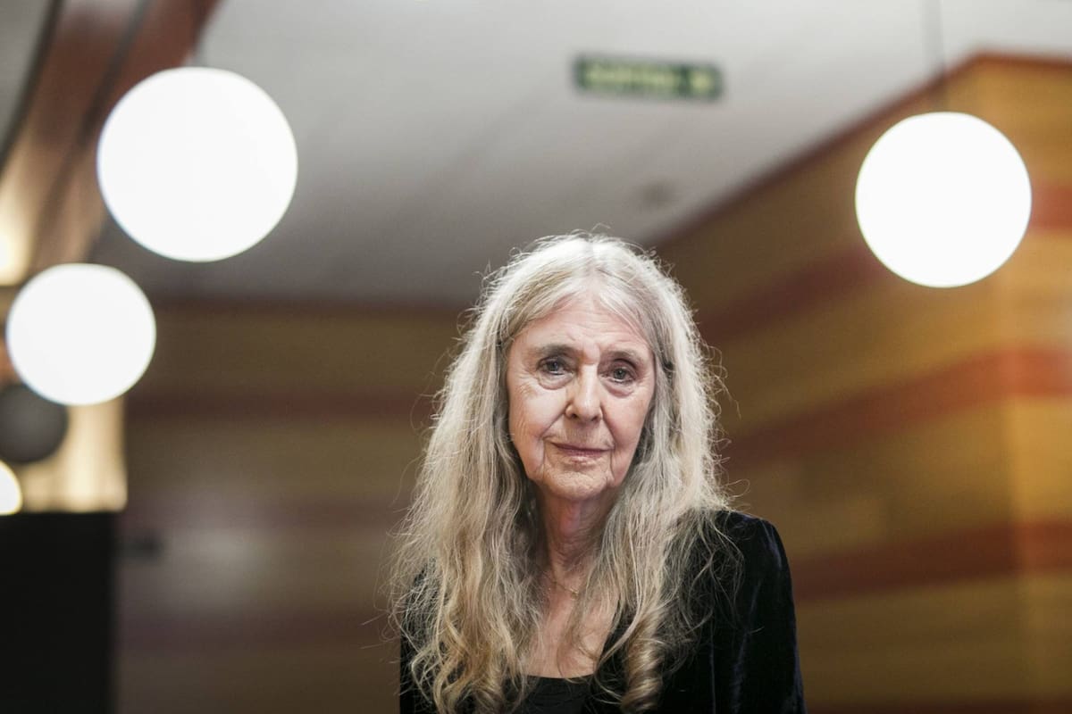 Margaret Hamilton en Barcelona, hace unos días. Creó el software para las computadoras del módulo lunar y del módulo central del Apollo 11