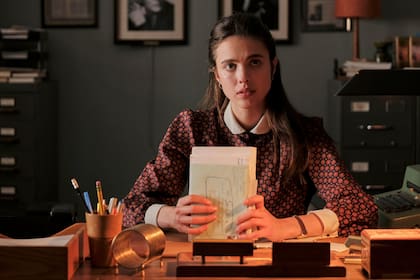 Margaret Qualley en el film El trabajo de mis sueños