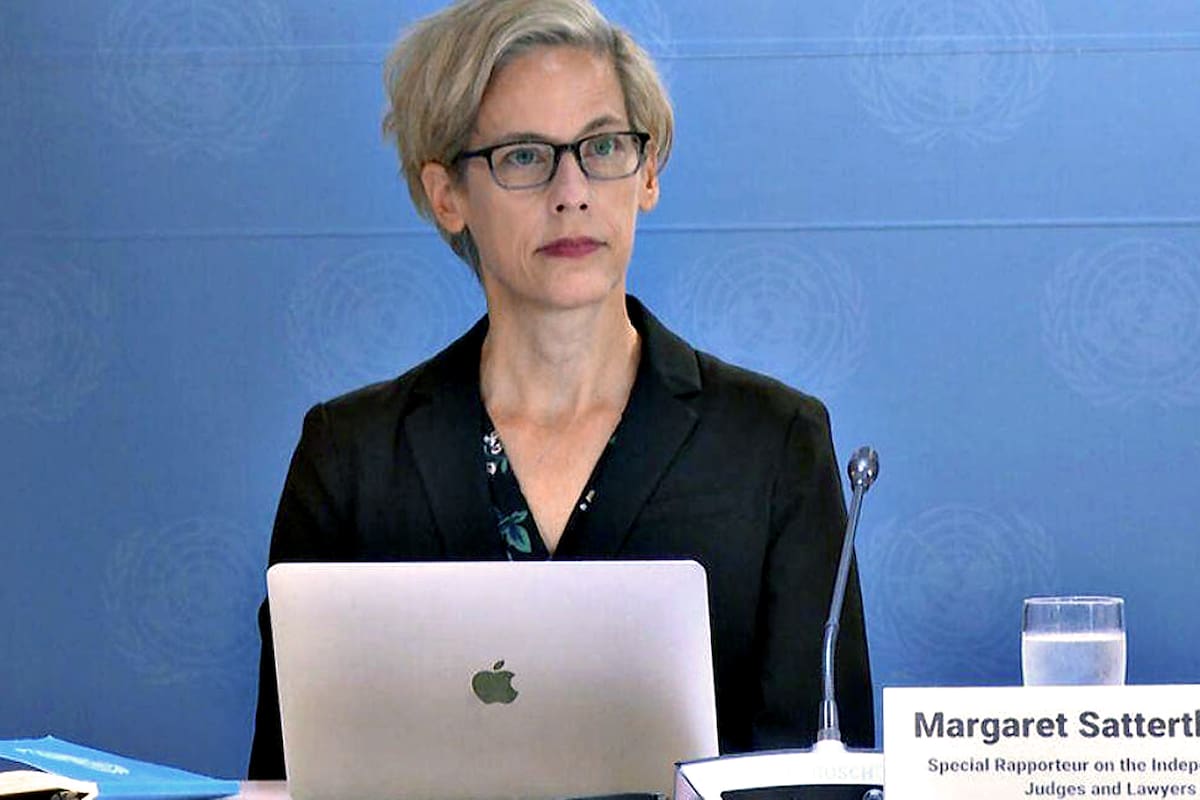 Margaret Satterthwaite, relatora especial de las Naciones Unidas