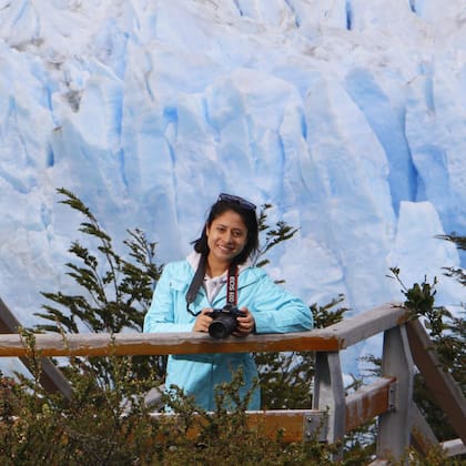 Margaret Toledo en El Calafate