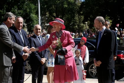 Margarita II se despidió de Argentina con una visita a Tandil