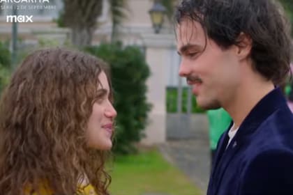 Margarita (Mora Bianchi) y Merlín (Ramiro Spangenberg) (Foto: Captura de Video / Max)