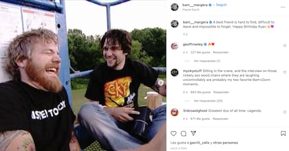 Margera le dedicó un mensaje a su amigo