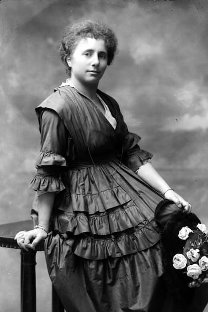 Margherita Sarfatti en tiempos de juventud, cuando conoció a Mussolini en el diario socialista Avanti