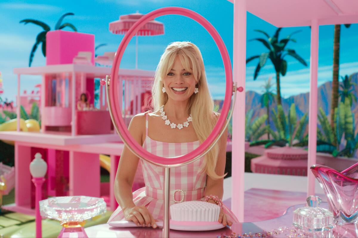 Margot Robbie en una escena de Barbie, la película de Greta Gerwig que arrasó en las nominaciones