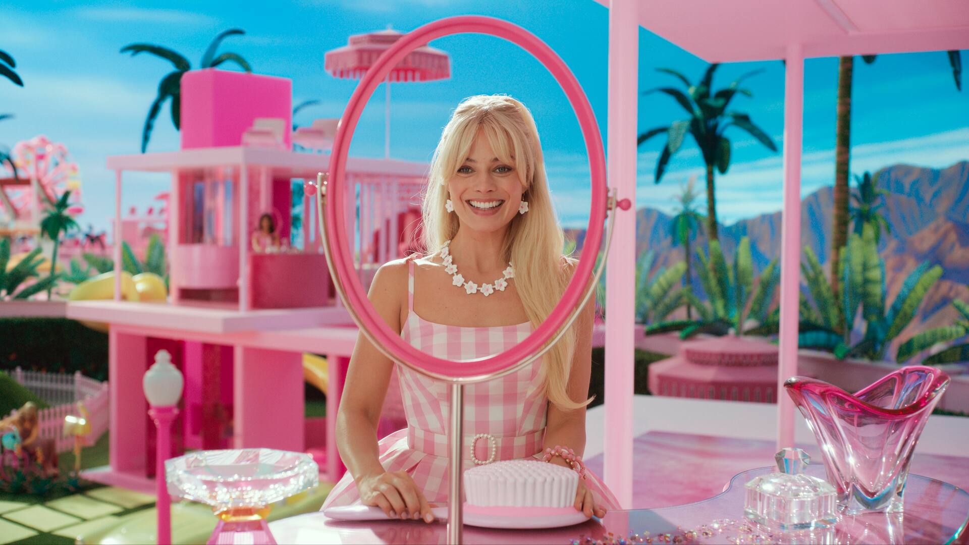 Margot Robbie en una escena de Barbie, la película de Greta Gerwig que arrasó en las nominaciones