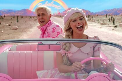 Margot Robbie y Ryan Gosling en Barbie, la película más vista de todo 2023 en la Argentina