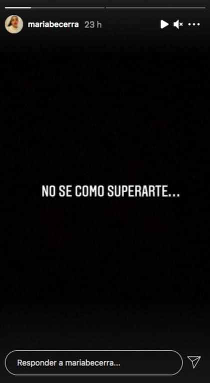 María Becerra compartió un mensaje en Instagram que desconcertó a sus seguidores