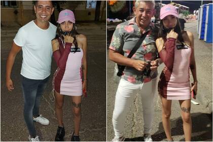 María Becerra estuvo presente en el carnaval de Gualeguaychú