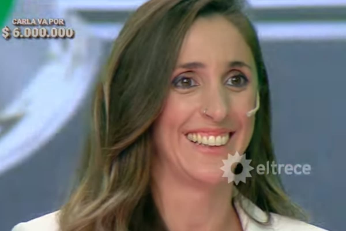 María Belén es maestra, participó de Los 8 escalones y sorprendió a Guido Kaczka con lo que estuvo dispuesta a hacer por conocer a su ídolo (Foto: Captura eltrece)